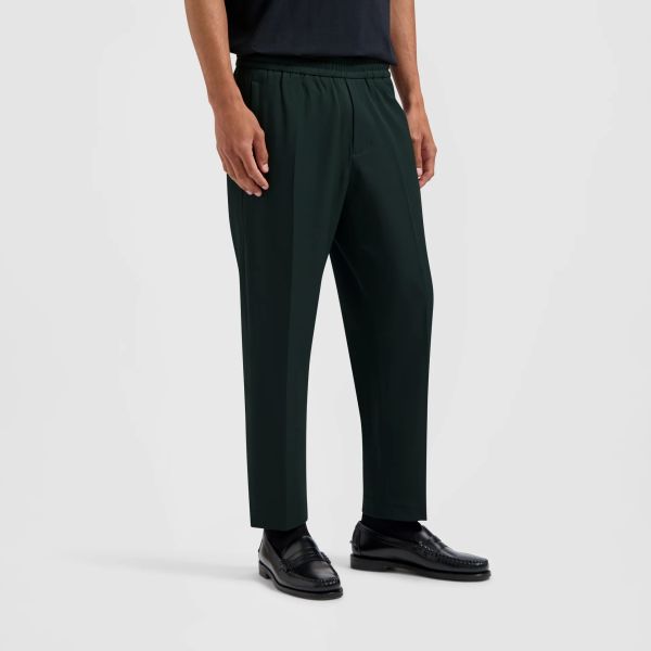 Olaf Slim Elasticated Broek Donker Groen