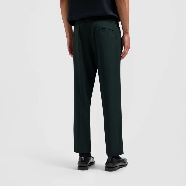 Olaf Slim Elasticated Broek Donker Groen