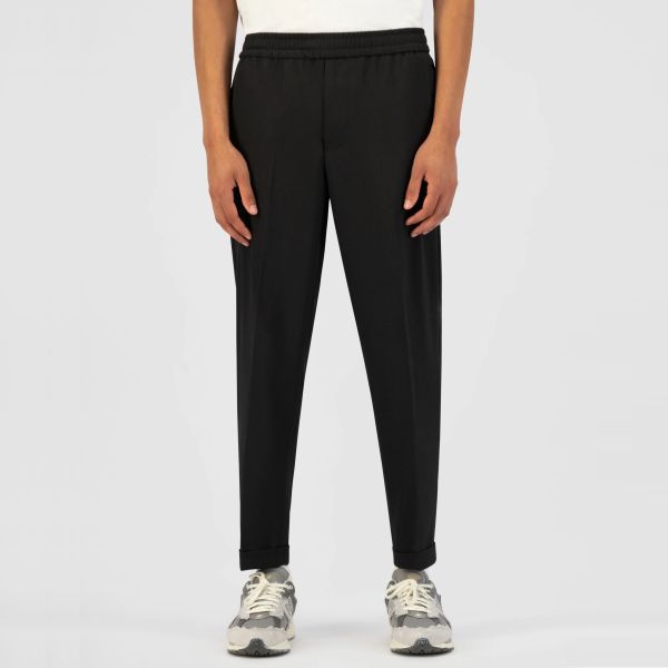 Olaf Slim Elasticated Broek Zwart