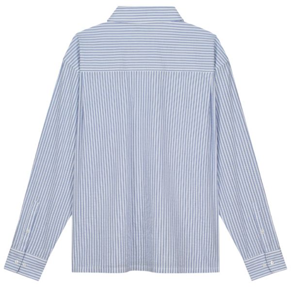 Olaf Stripe Oxford Overhemd Blauw/Wit
