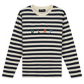 Olaf Stripe Sans T-shirt Blauw/Wit