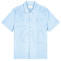 Olaf Stripe Sun AOP Camp Overhemd Licht Blauw
