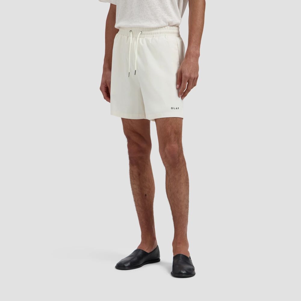 Olaf Texture Regular Zwembroek Off White