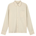 Olaf Textured Boxy Overhemd Off White