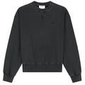 Olaf Washed Signature Boxy Sweater Antraciet