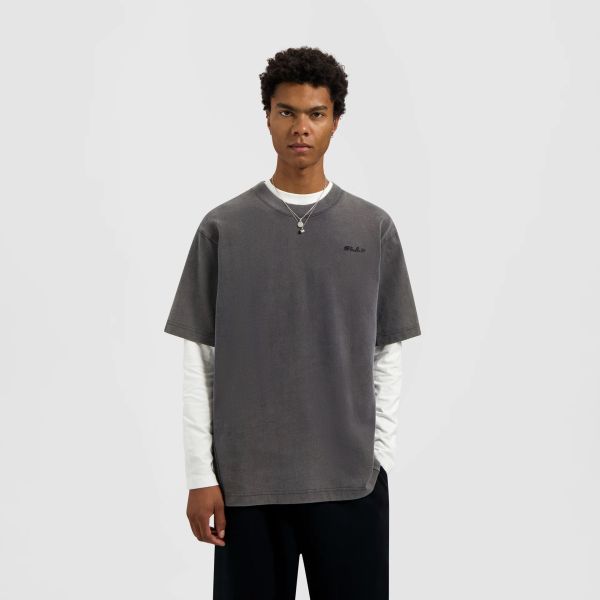Olaf Washed Studio T-shirt Antraciet