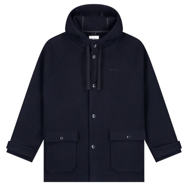 Olaf Wool Duffel Jas Navy