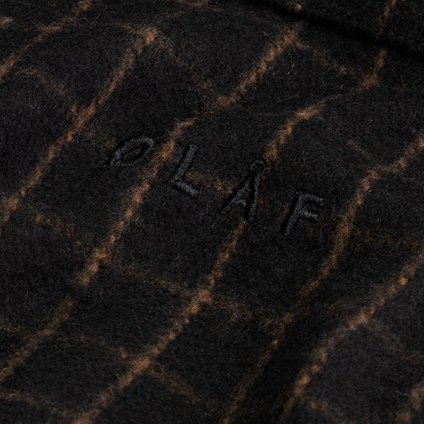 olaf wool grid jack zwart