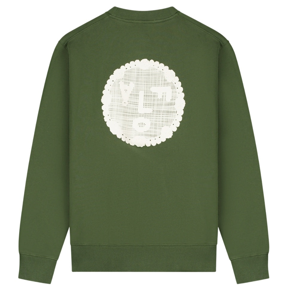 Olaf Doily Face Sweater Groen