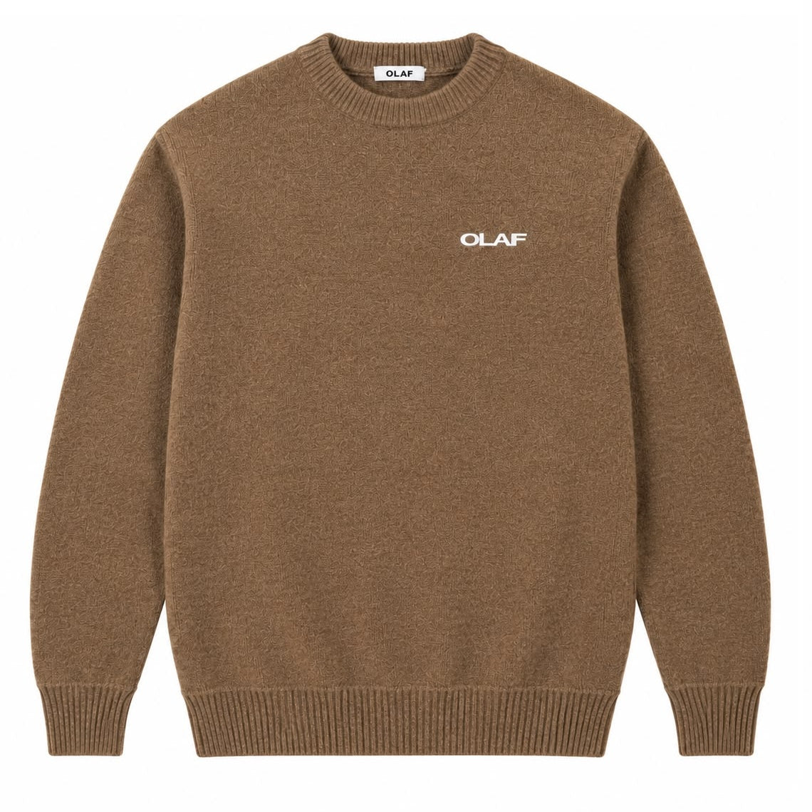 Olaf Drift Knitted Sweater Bruin