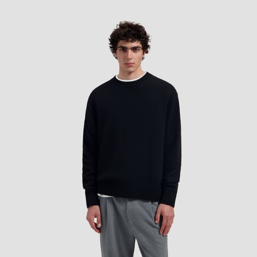 Olaf Essential Knitted Sweater Zwart