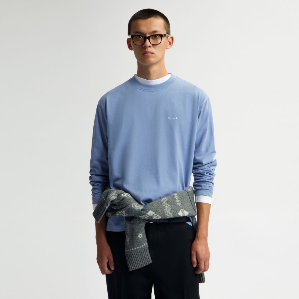 Olaf It's All Relatives Longsleeve T-shirt Blauw