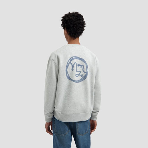 Olaf Lasso Face Sweater Grijs
