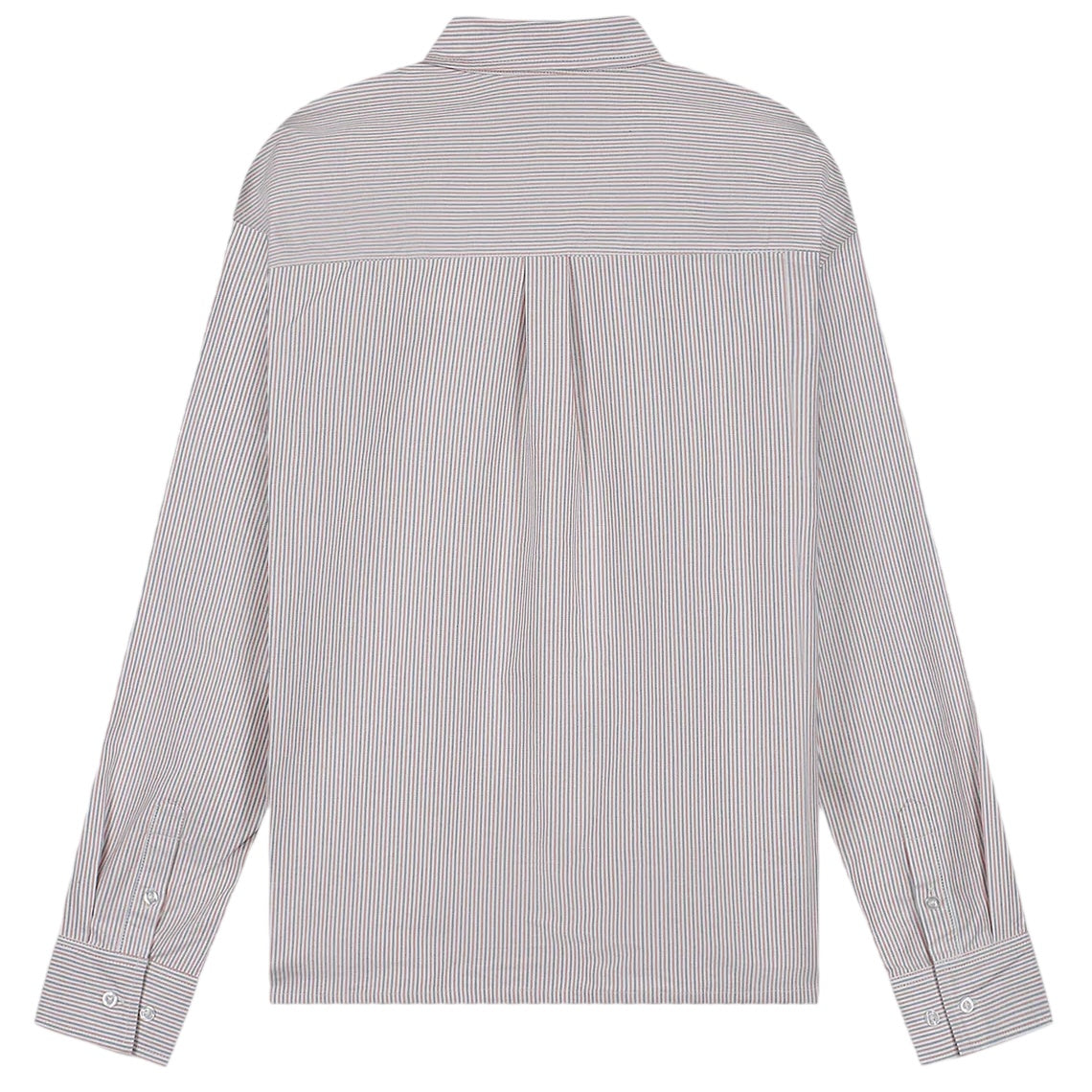 Olaf Oxford Relaxed Overhemd Wit/Roze