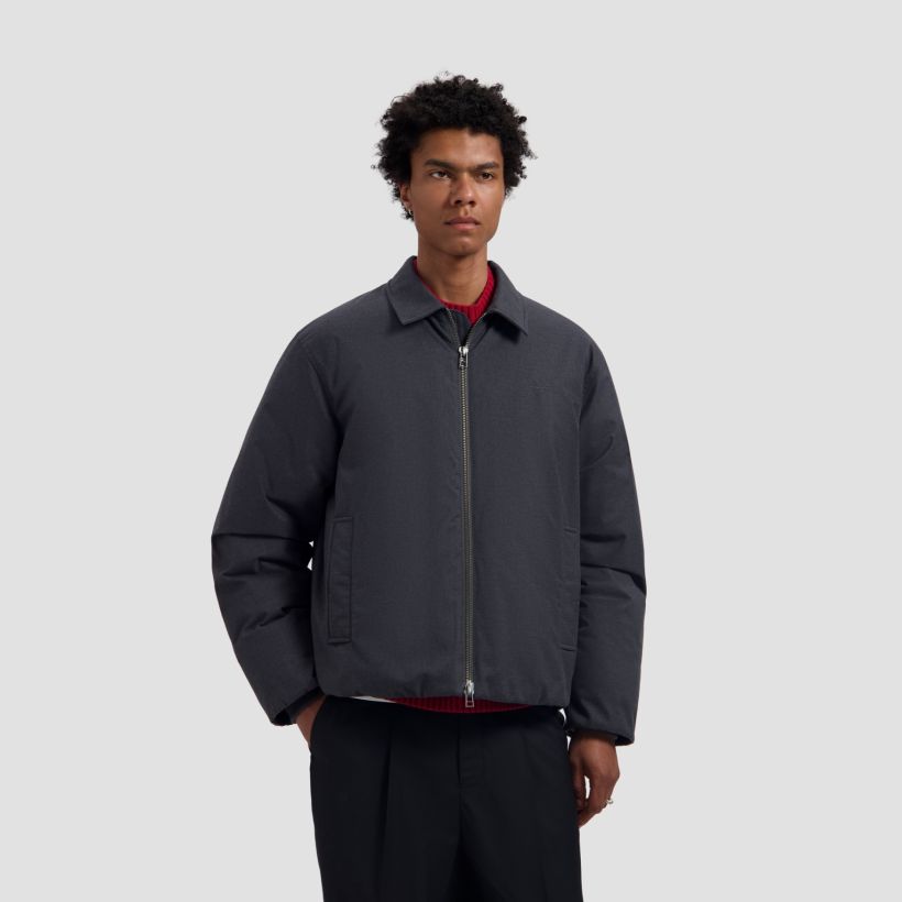 Olaf Peached Padded Jack Antraciet