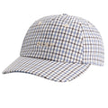 Olaf Plaid 5 Panel Cap Bruin/Blauw