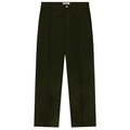 Olaf Regular Pleated Broek Donker Groen