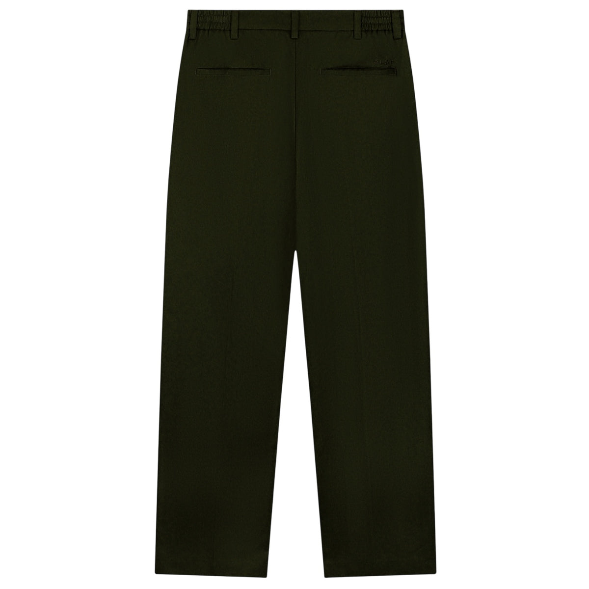 Olaf Regular Pleated Broek Donker Groen