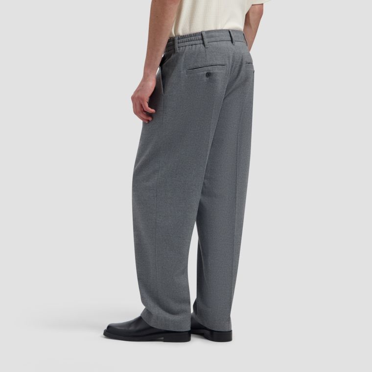 Olaf Regular Pleated Broek Grijs