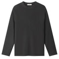 Olaf Ribbed Longsleeve T-shirt Antraciet