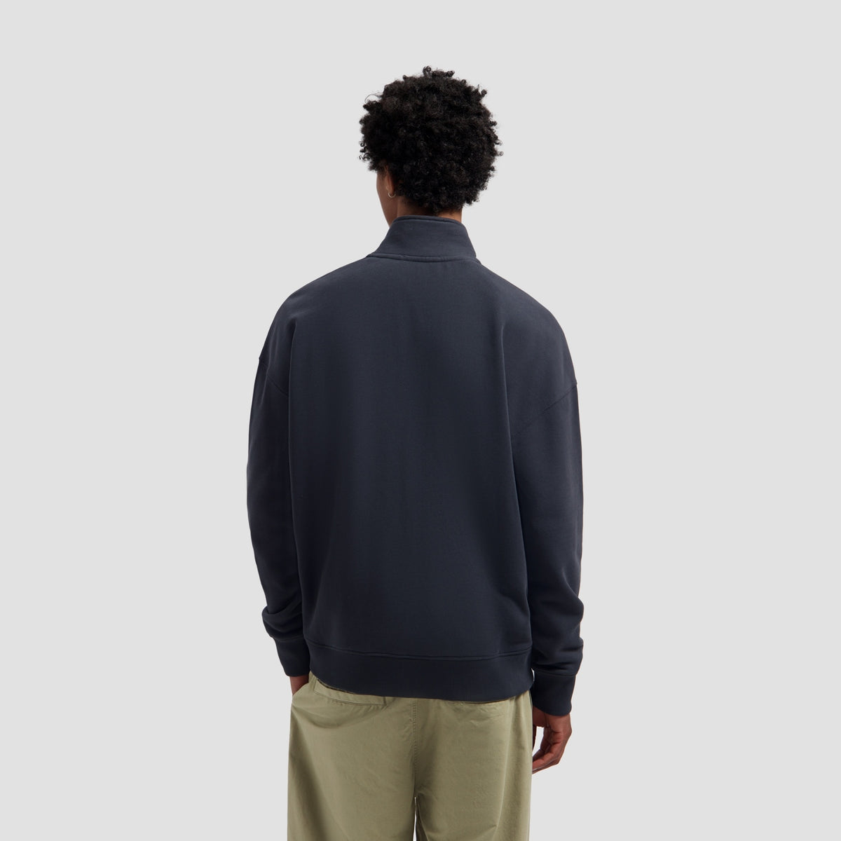Olaf Signature Logo Mockneck Vest Navy