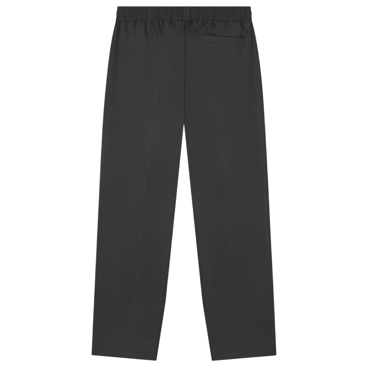 Olaf Slim Elasticated Broek Antraciet