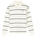 Olaf Striped Signature Longsleeve Polo Off White/Navy