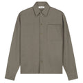 Olaf Textured Boxy Overhemd Bruin