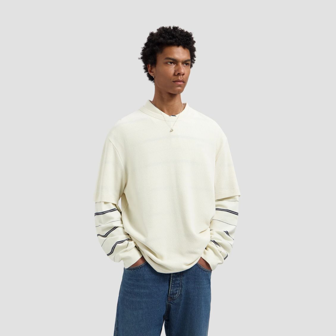 Olaf Waffle T-shirt Off White