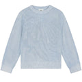 Olaf Washed Knitted Essential Sweater Licht Blauw