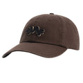Olaf Washed Signature Logo Cap Bruin