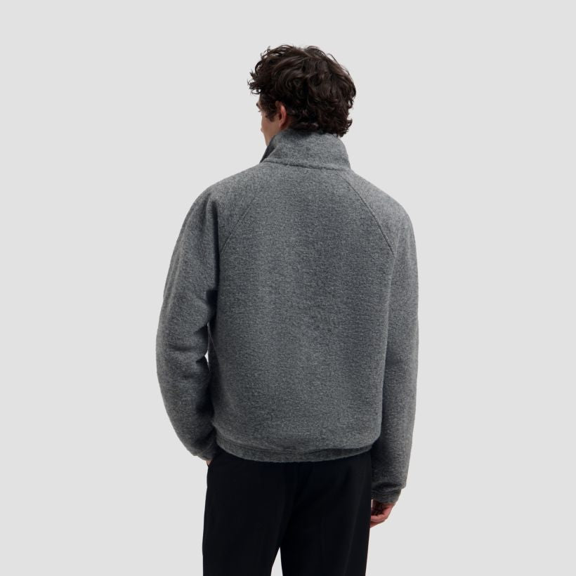 Olaf Wool Fleece Jack Grijs
