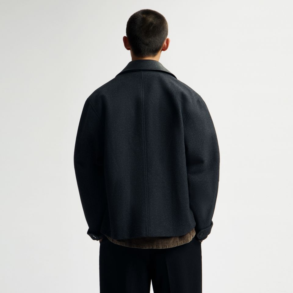 Olaf Wool Workwear Jack Antraciet