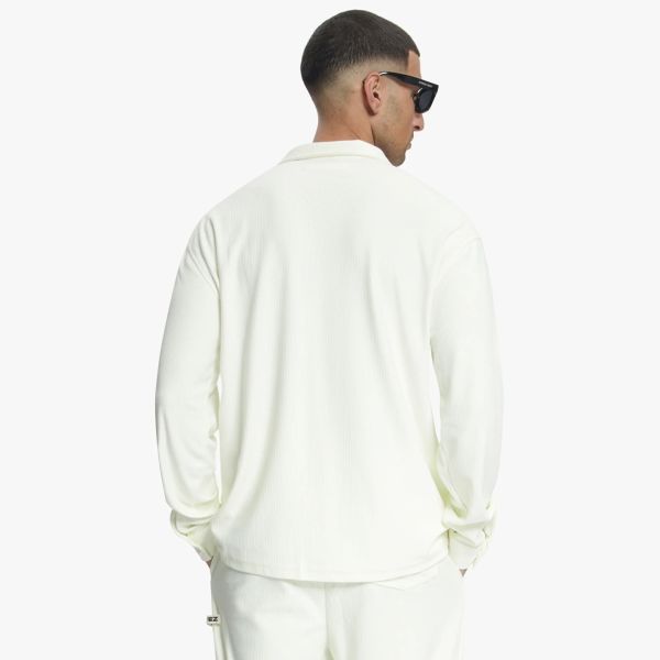 Croyez Plisse Overhemd Off White