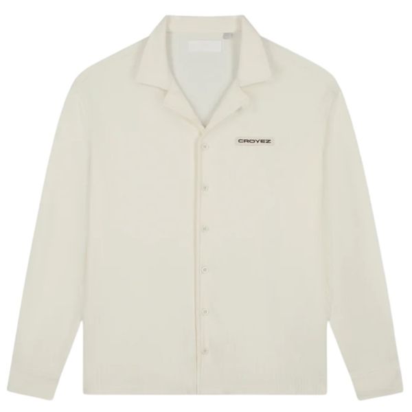 Croyez Plisse Overhemd Off White