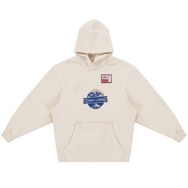 PAL Sporting Goods Cowboy Camping Hoodie Off White