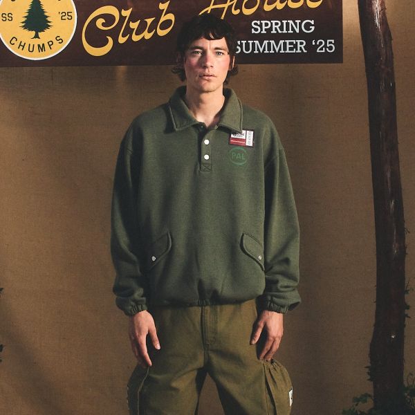 PAL Sporting Goods New TM Button Down Sweater Donker Groen