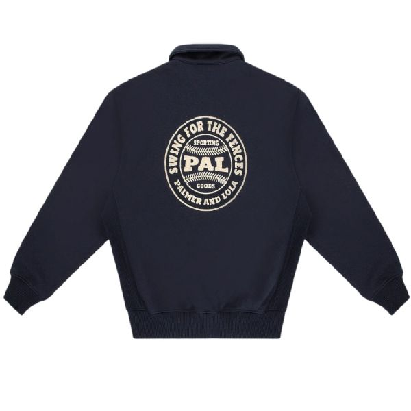 PAL Sporting Goods Swing For The Fences Half Zip Sweater Navy