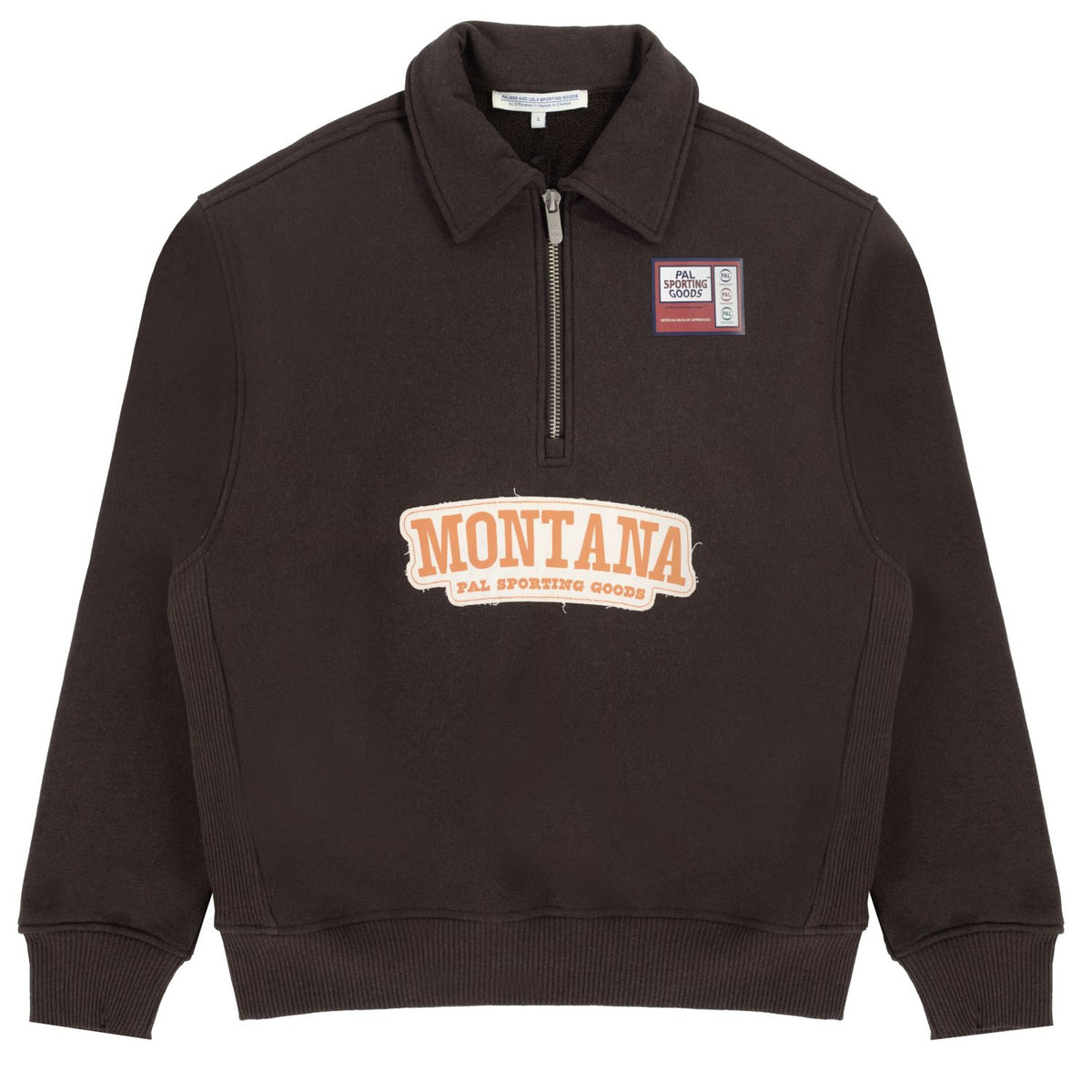 PAL Sporting Goods Montana Half Zip Sweater Bruin