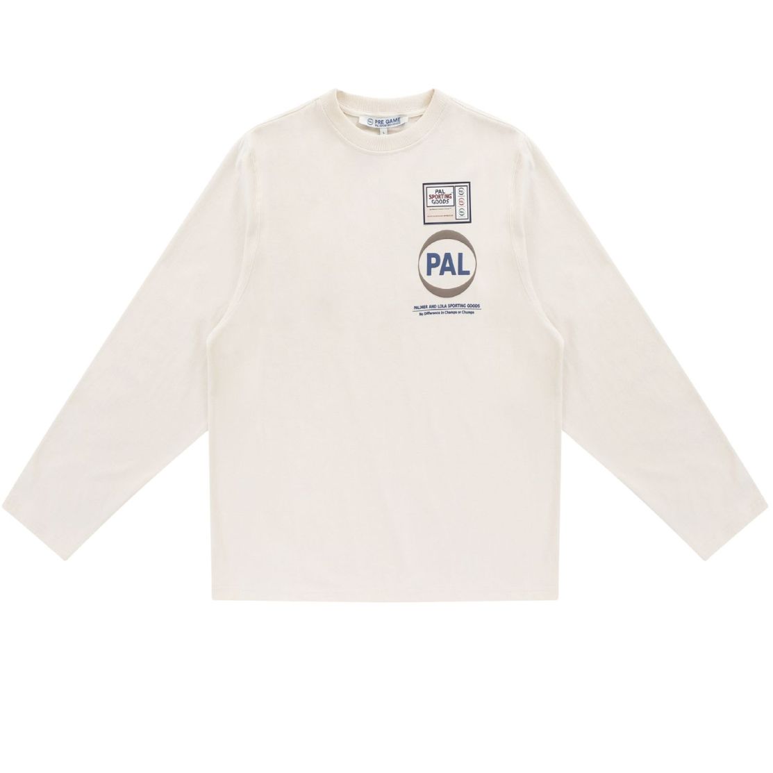 PAL Sporting Goods Pre Game Longsleeve T-shirt Off White