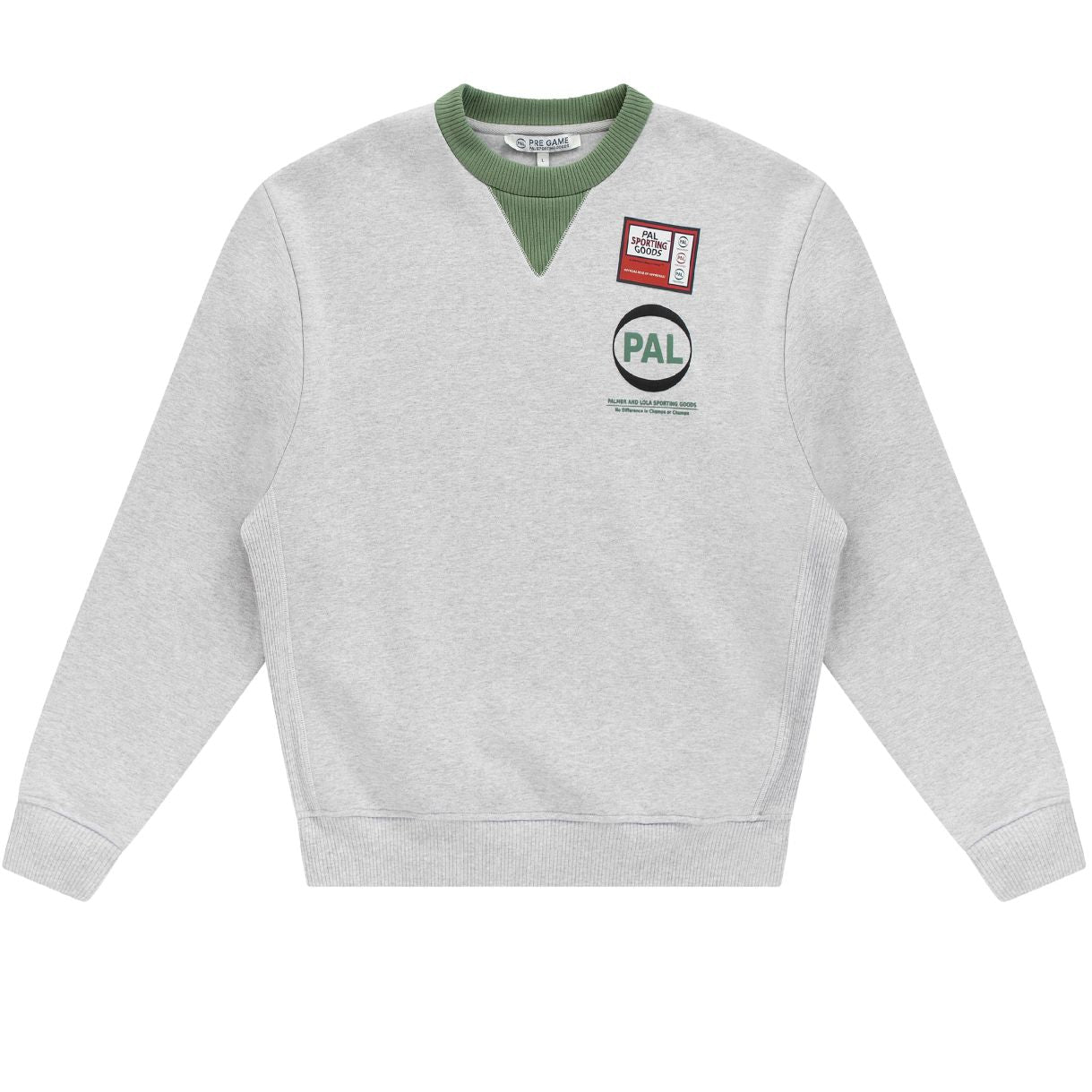 PAL Sporting Goods Pre Game Sweater Grijs