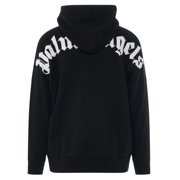 Palm Angels Classic Logo Over Hoodie Zwart