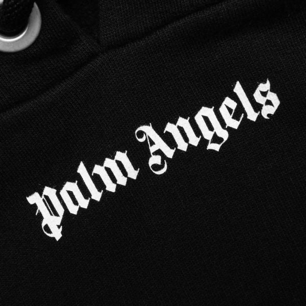 Palm Angels Classic Logo Over Hoodie Zwart