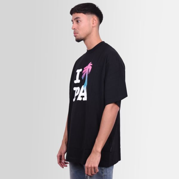 Palm Angels I Love PA Classic T-shirt Zwart