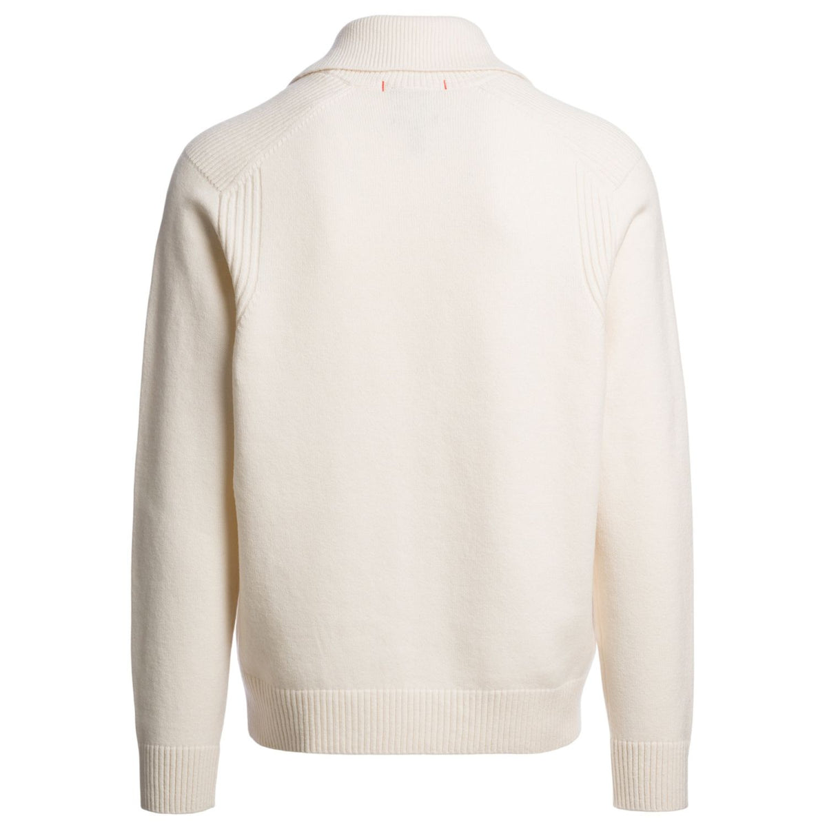Parajumpers Caldonazzo Knitted Half Zip Sweater Off White