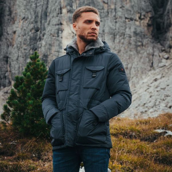 Peuterey Aiptek Fur Parka Navy