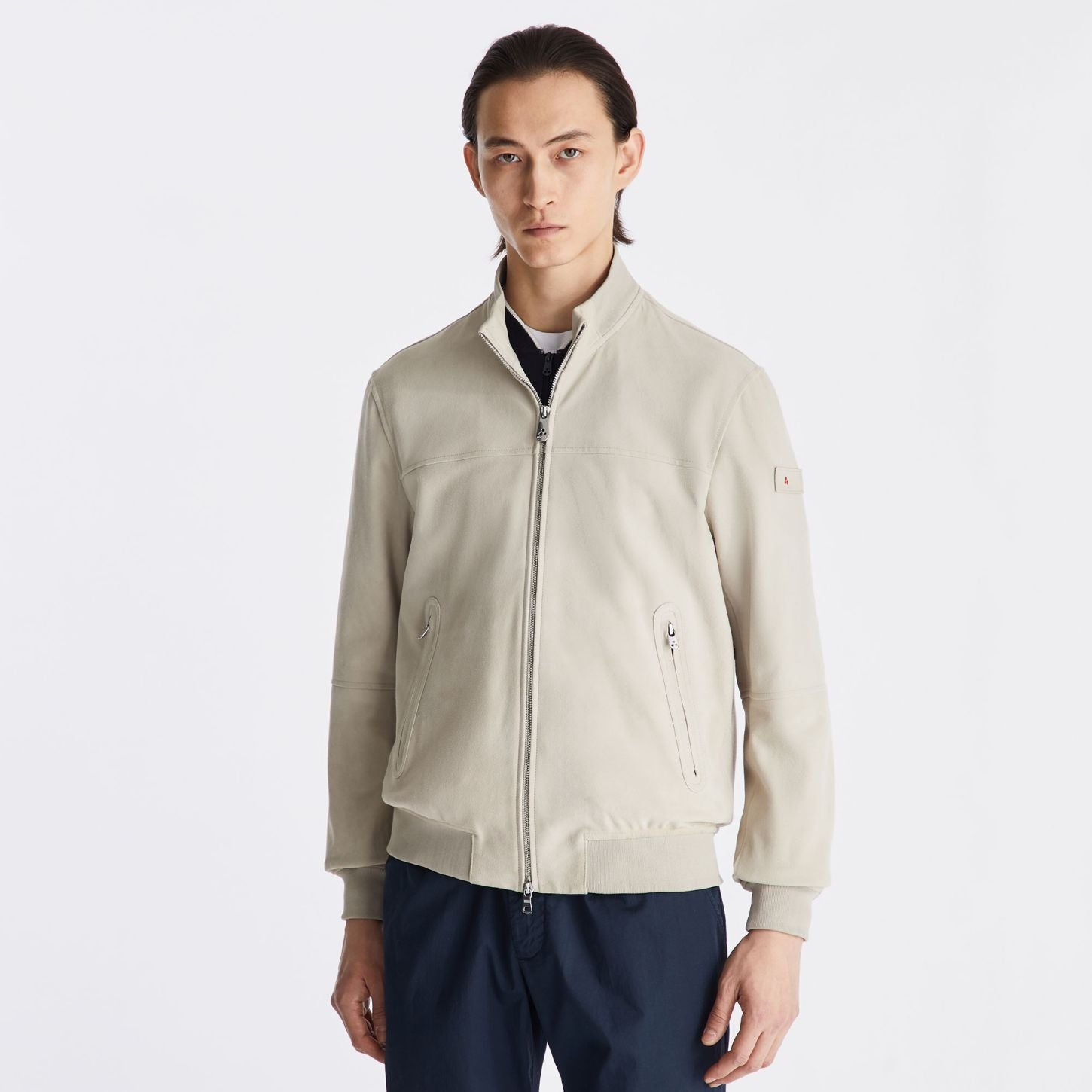 Peuterey Sands Suede Jas Off White