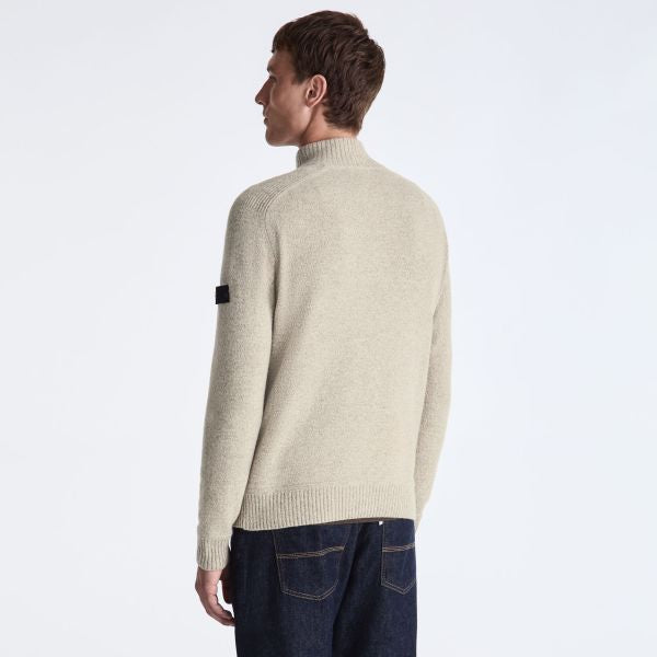 Peuterey Braille Zipped Sweater Beige
