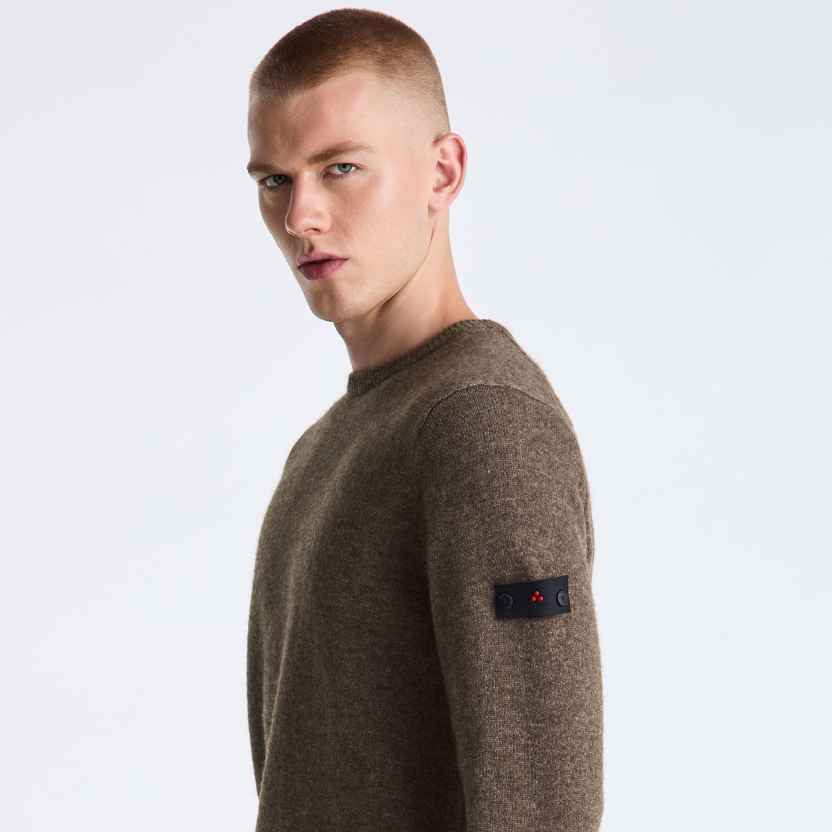 Peuterey Gediz Wool Blend Sweater Bruin