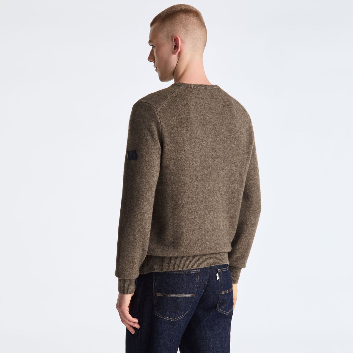 Peuterey Gediz Wool Blend Sweater Bruin